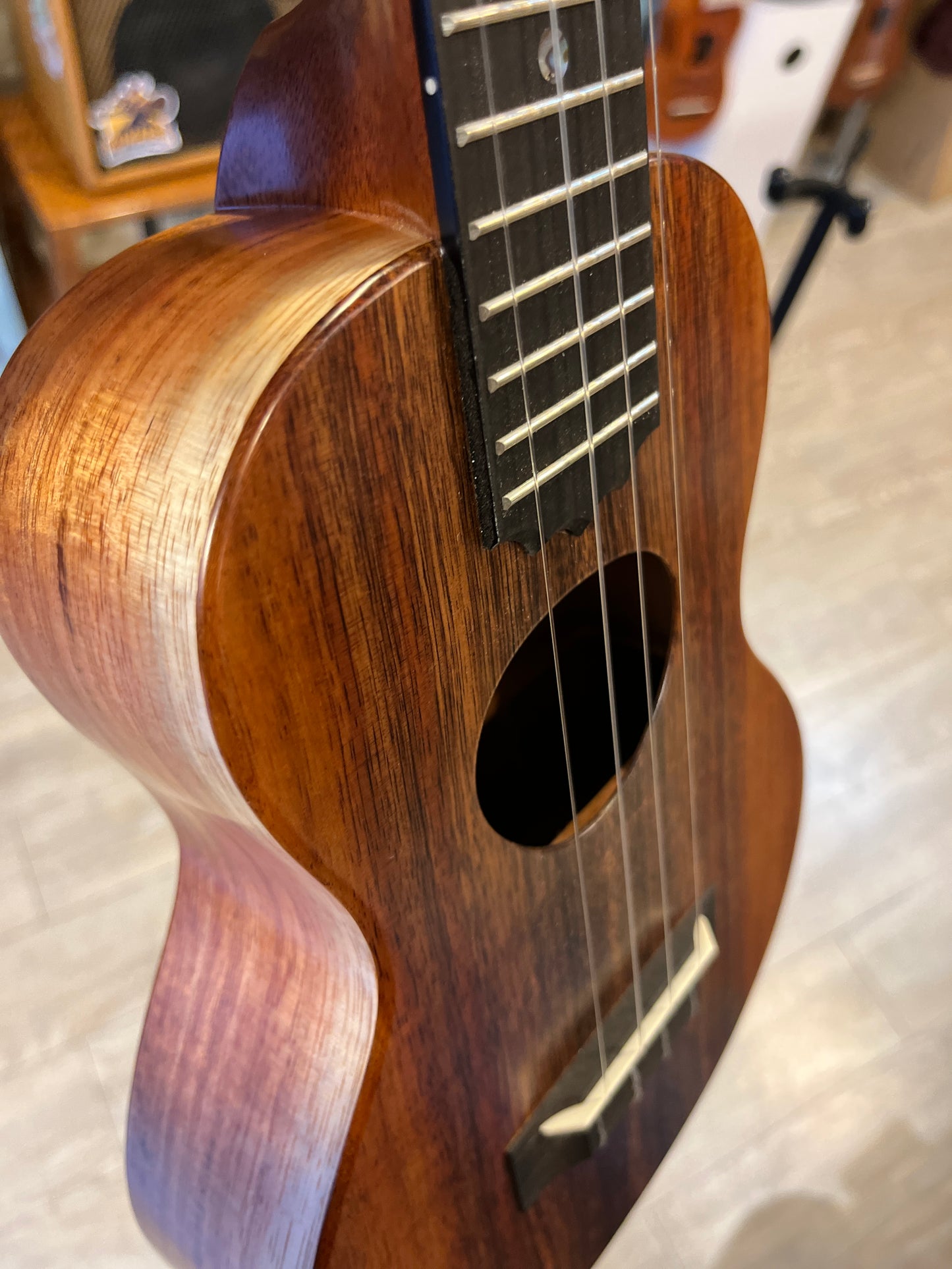 KoAloha Royal Pikake Concert All Solid Hawaiian Koa