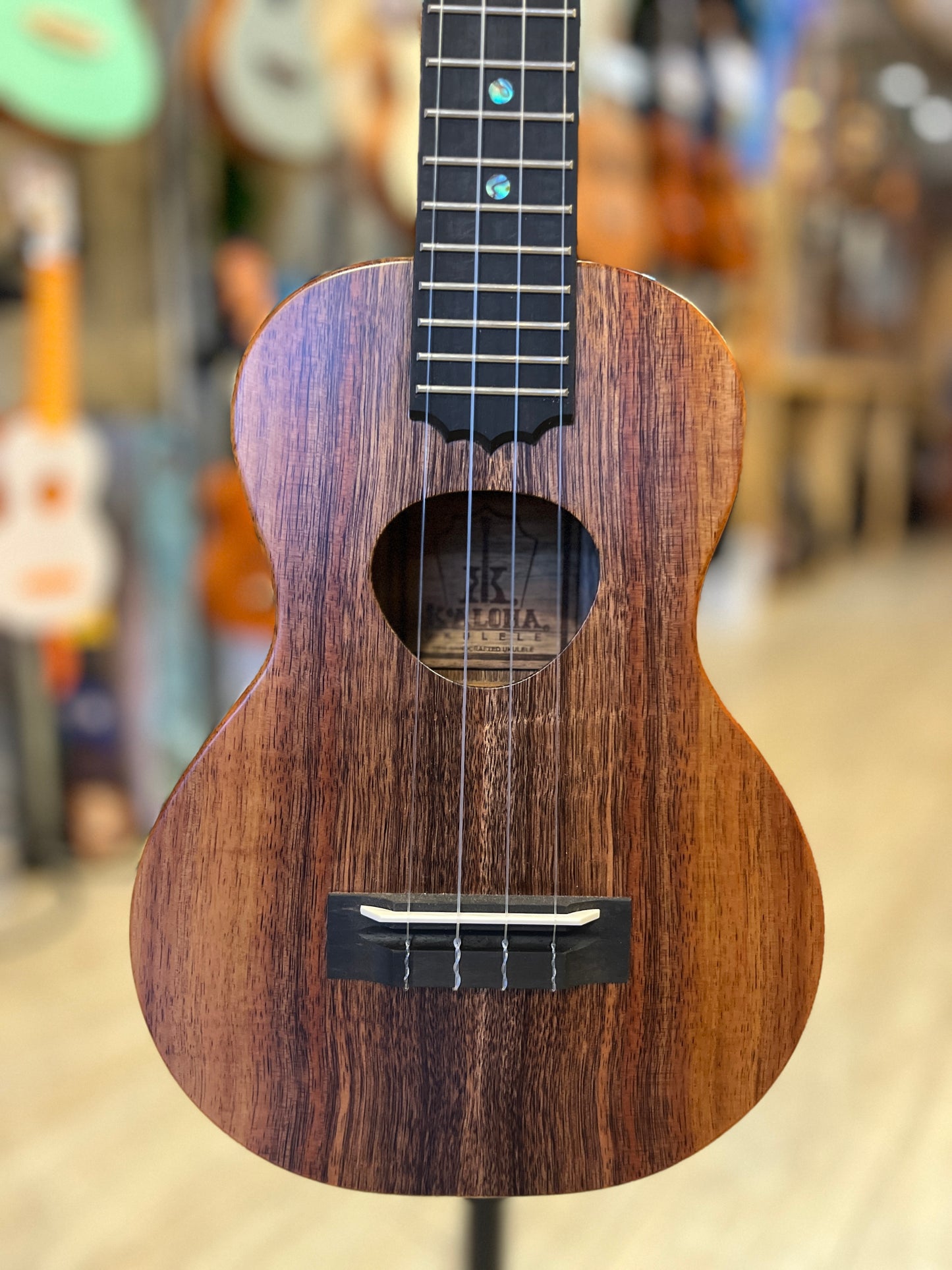 KoAloha Royal Pikake Concert All Solid Hawaiian Koa