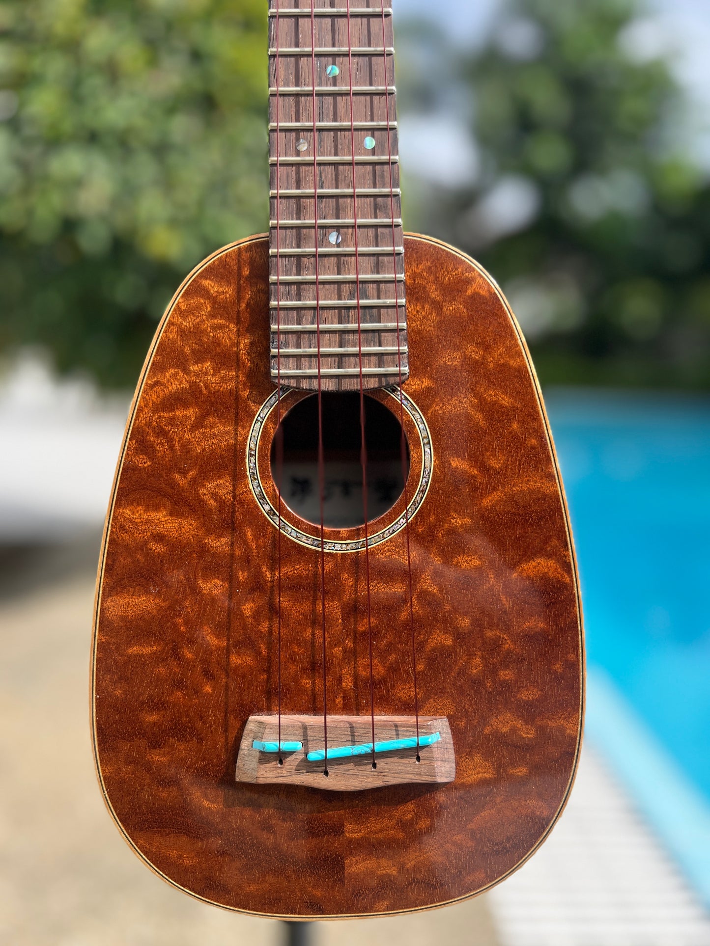 Mugendo Custom Quilted Sepele Pineapple Turquoise (USED)