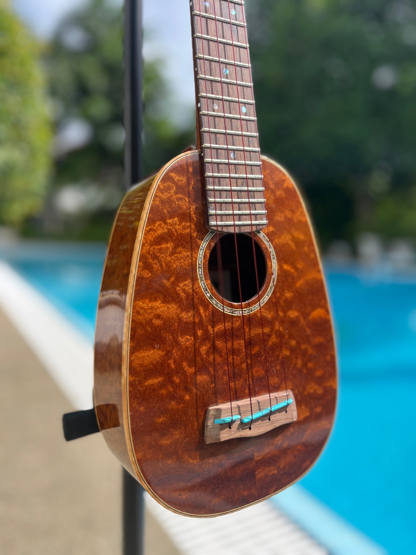 Mugendo Custom Quilted Sepele Pineapple Turquoise (USED)