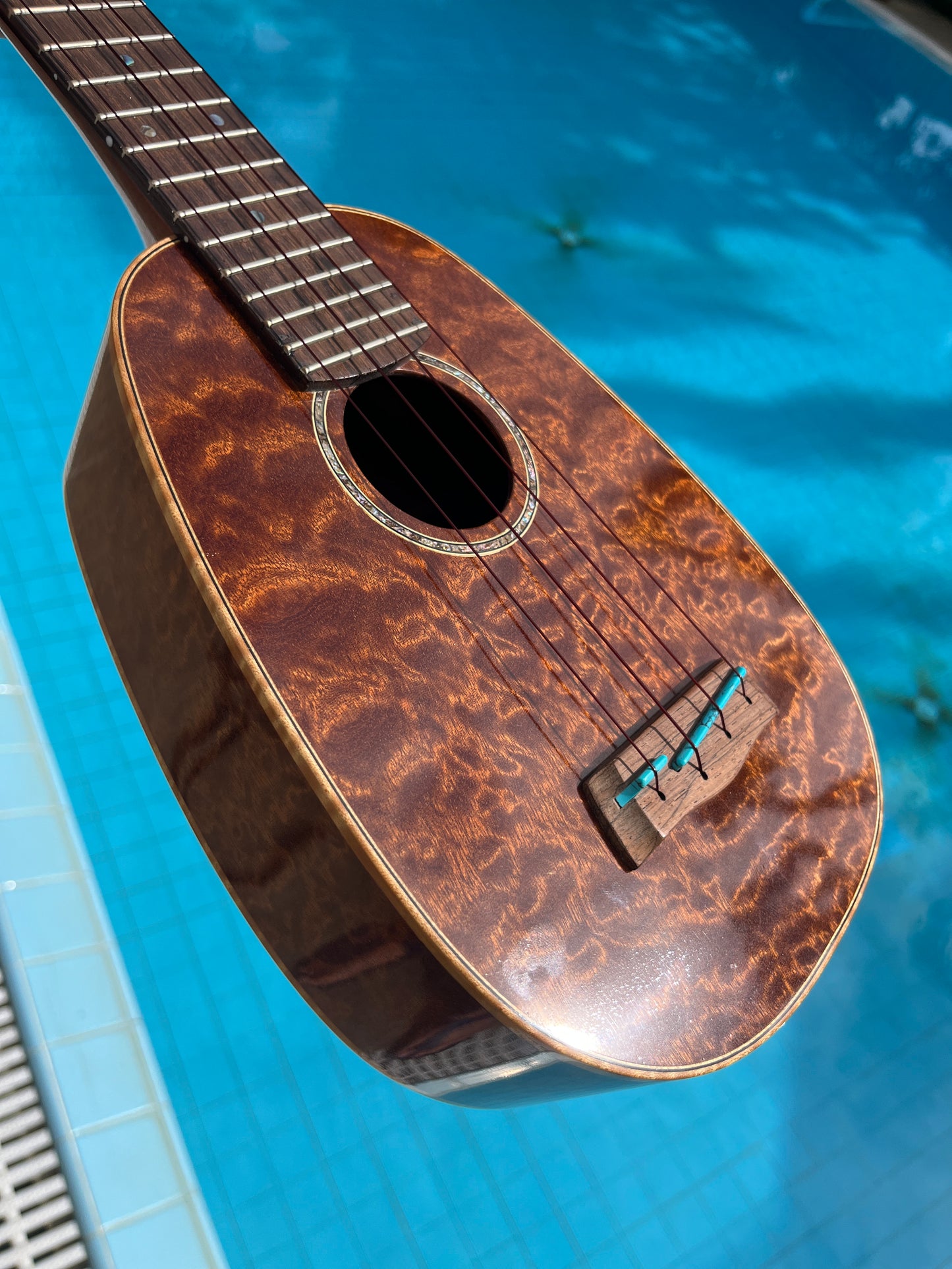 Mugendo Custom Quilted Sepele Pineapple Turquoise (USED)
