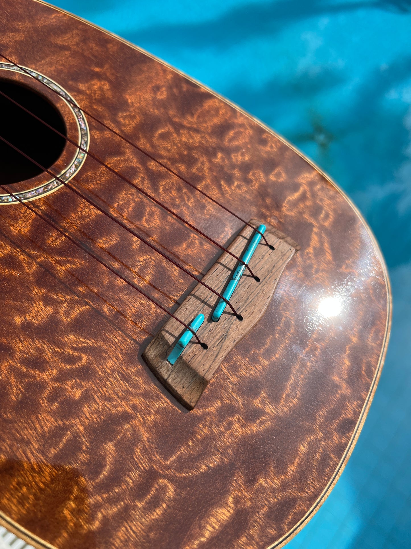 Mugendo Custom Quilted Sepele Pineapple Turquoise (USED)