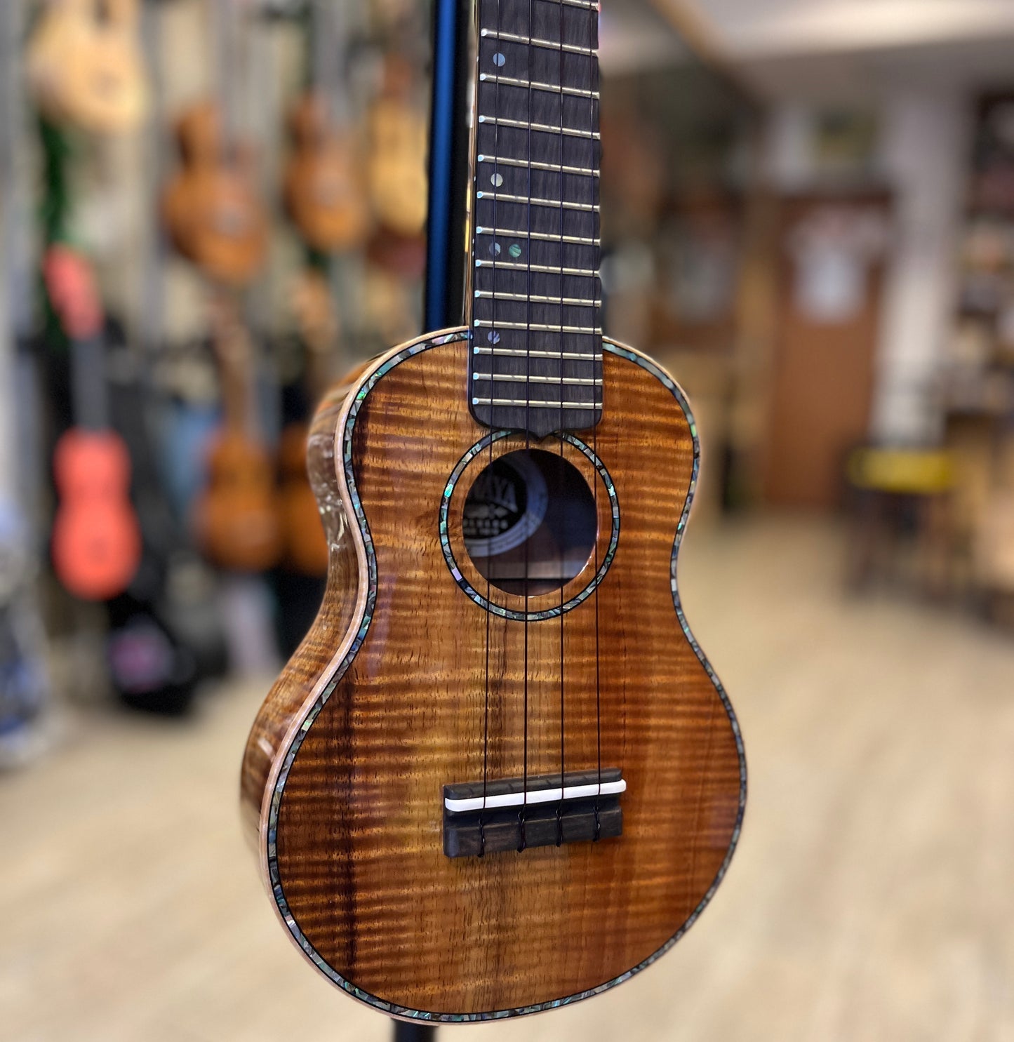 Kiwaya KPS 5K all solid 5AAAAAA Hawaiian Koa