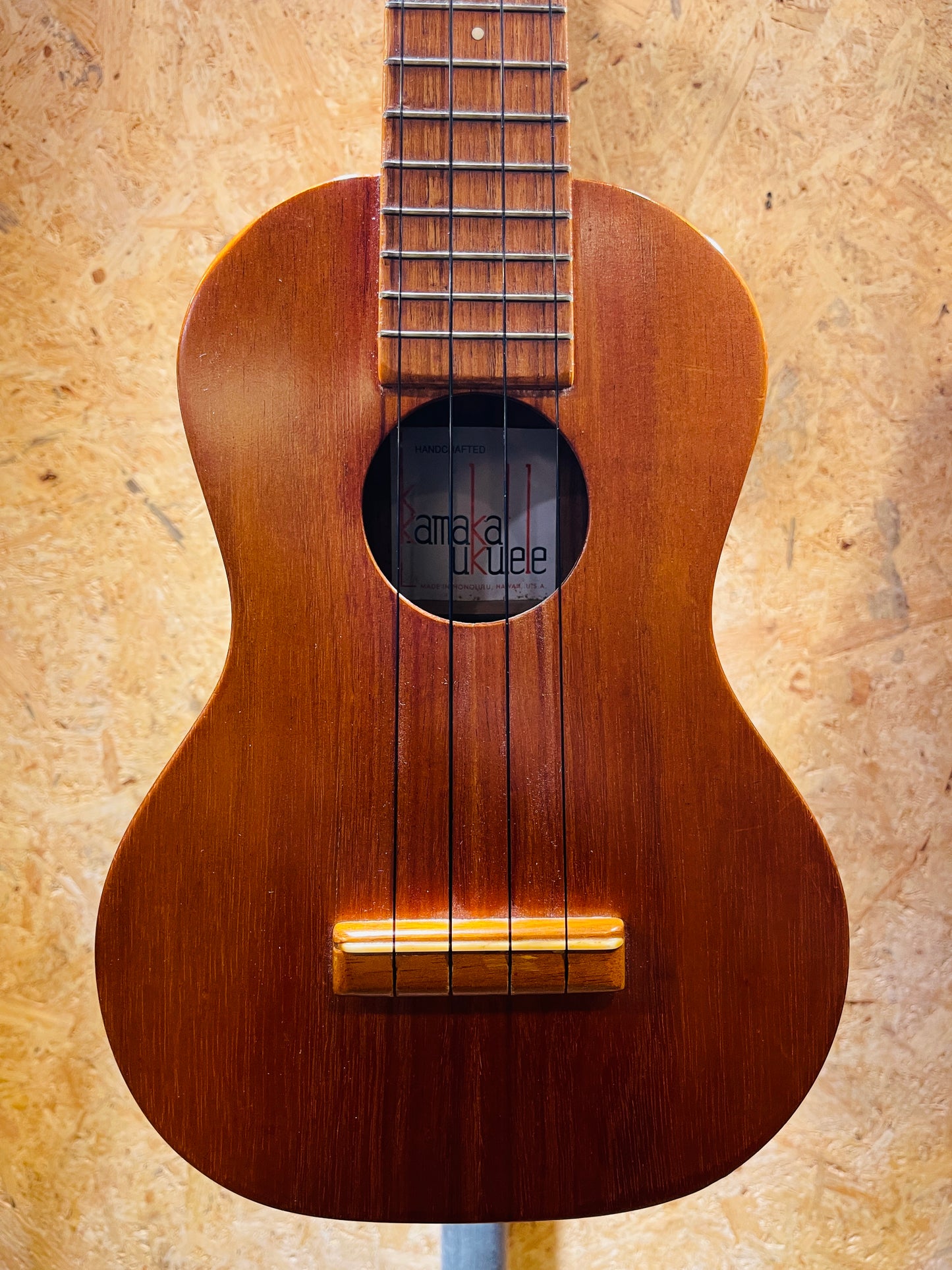 Vintage Kamaka 1972 Tiki Concert