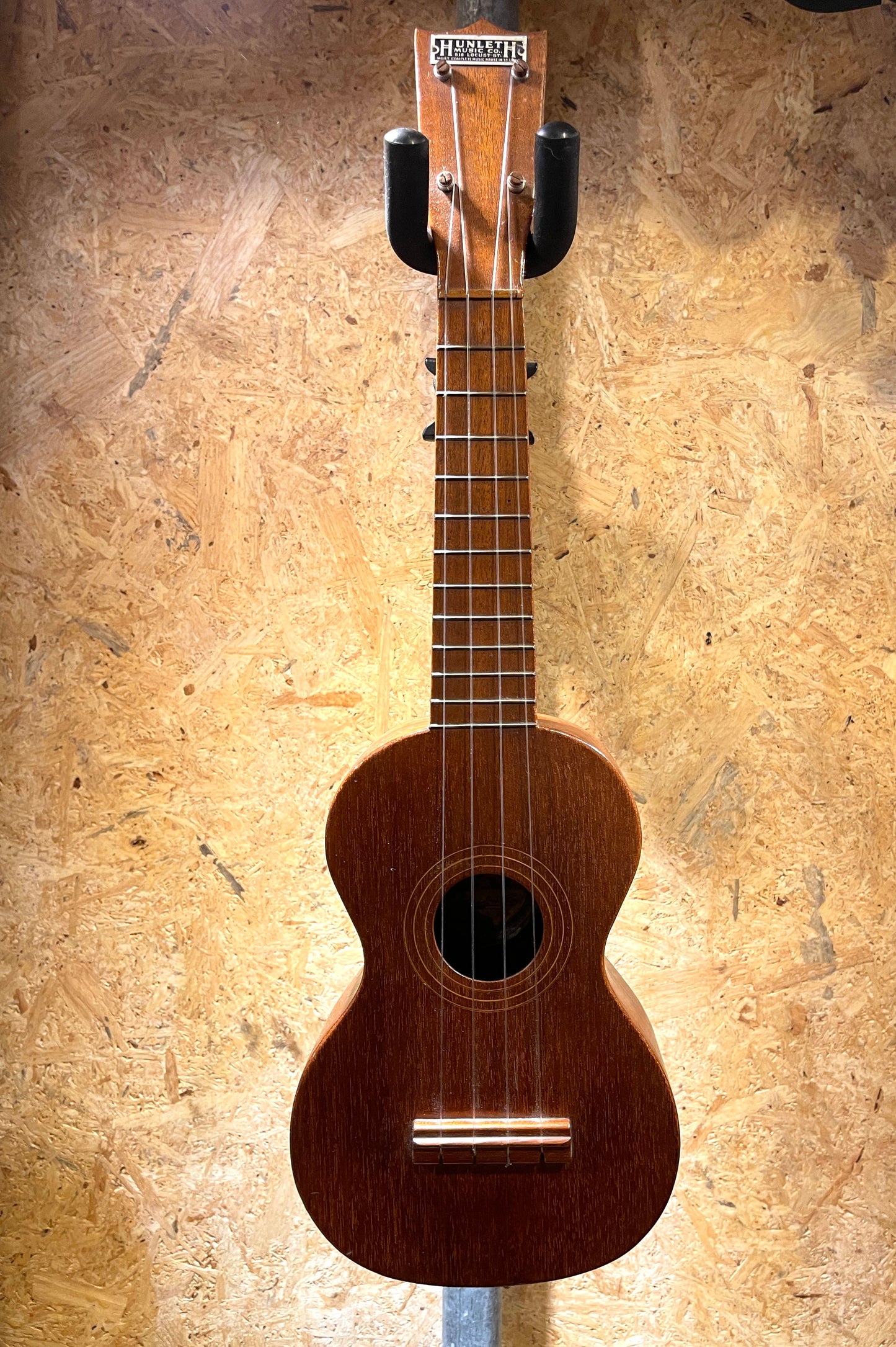 Vintage 1900's Hunleth Mahogany Soprano Ukulele
