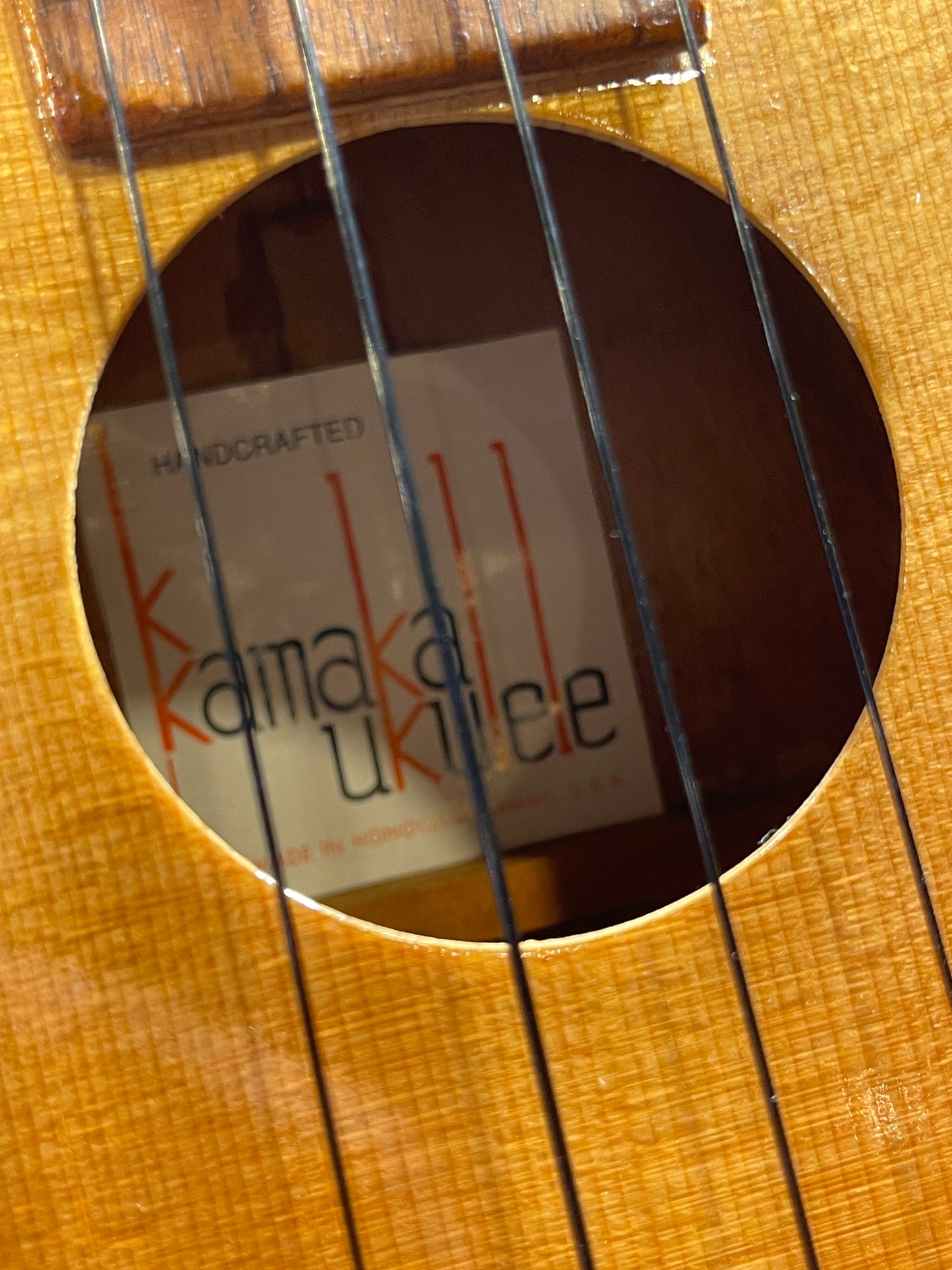 Vintage 1972 Spruce Top Concert Kamaka