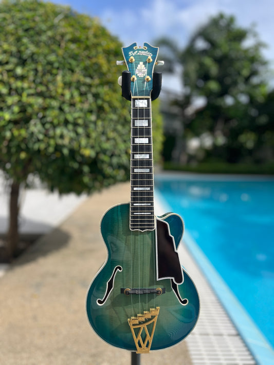 D'Angelico Arc Top Ukulele Blue Burst