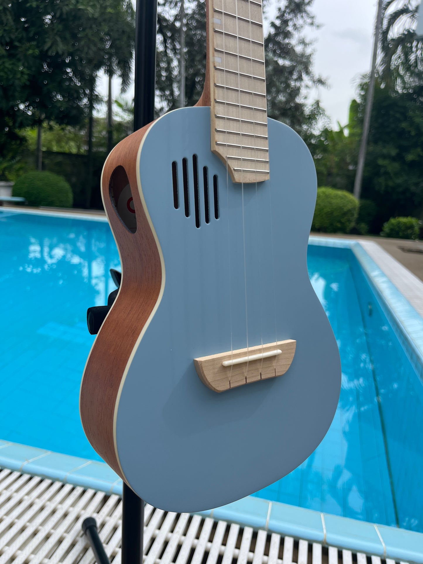 Pickapick Sky Blue Concert Ukulele