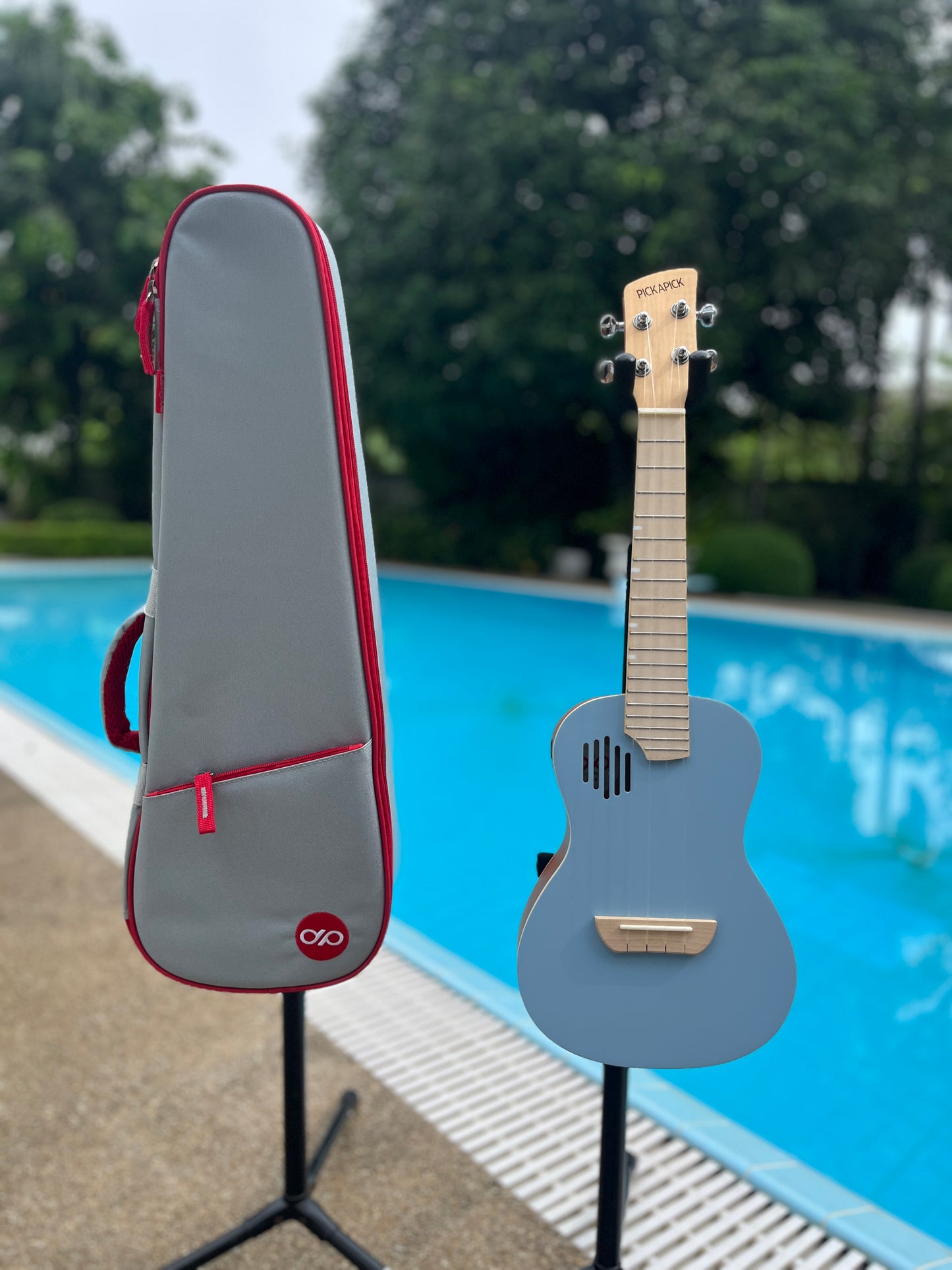 Pickapick Sky Blue Concert Ukulele