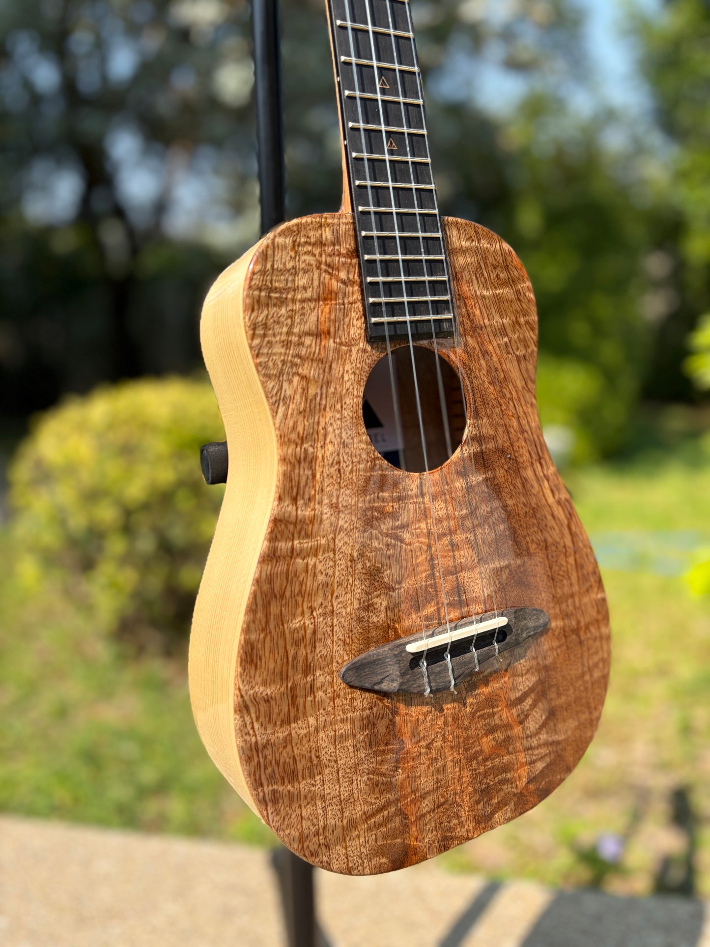 The Rebel Love Lace Mango Top & Back, Spruce Sides Tenor Ukulele!