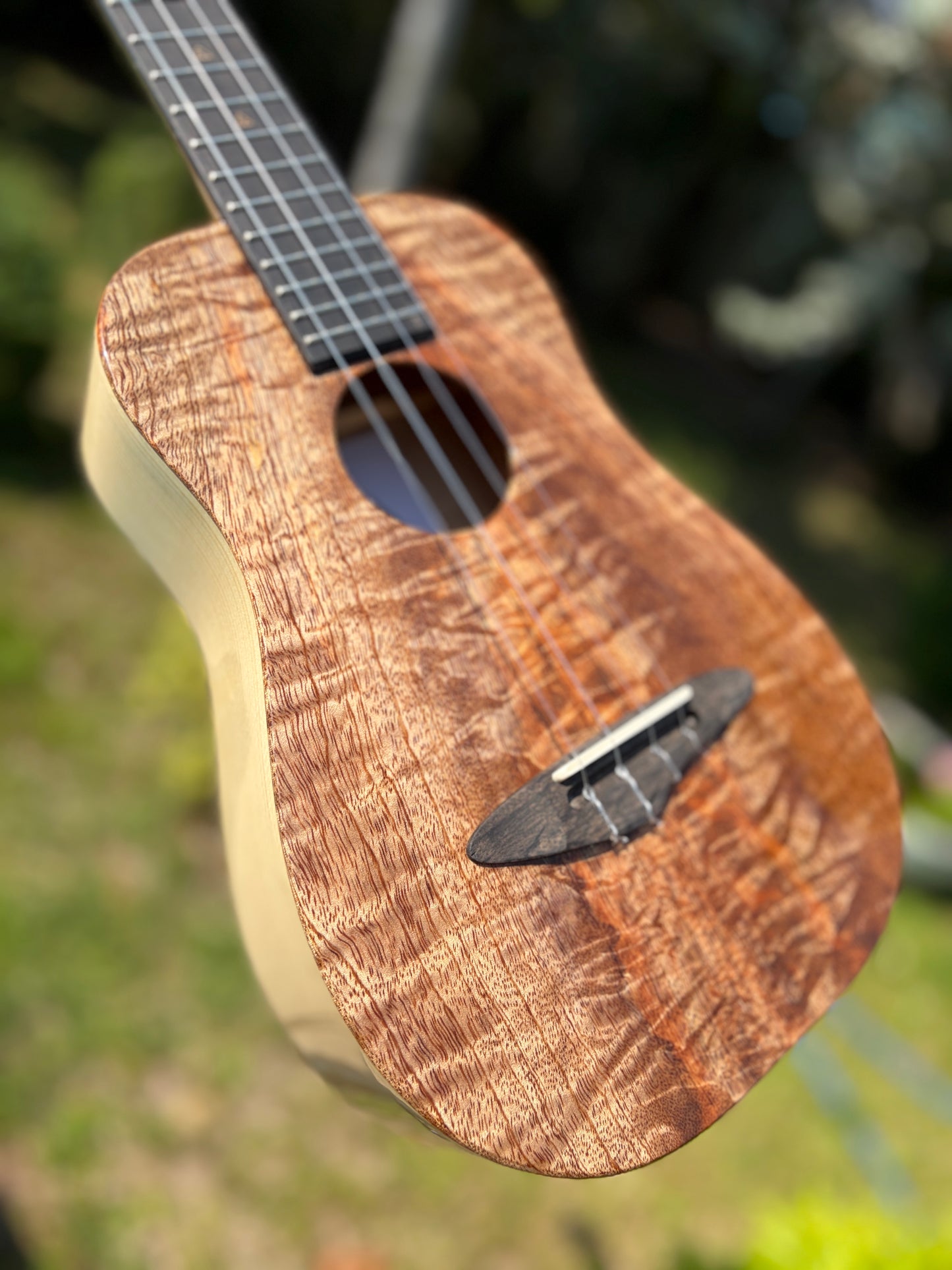 The Rebel Love Lace Mango Top & Back, Spruce Sides Tenor Ukulele!