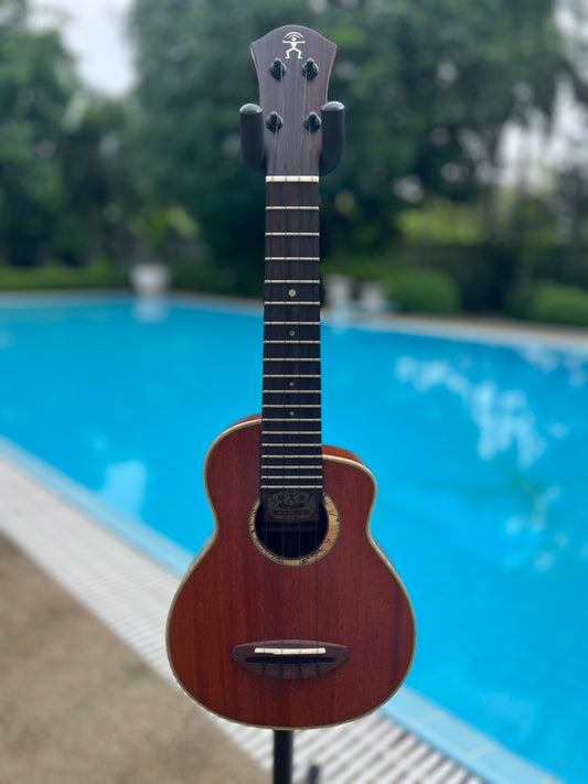 aNueNue Green Bird All Solid Cuban Mahogan Soprano