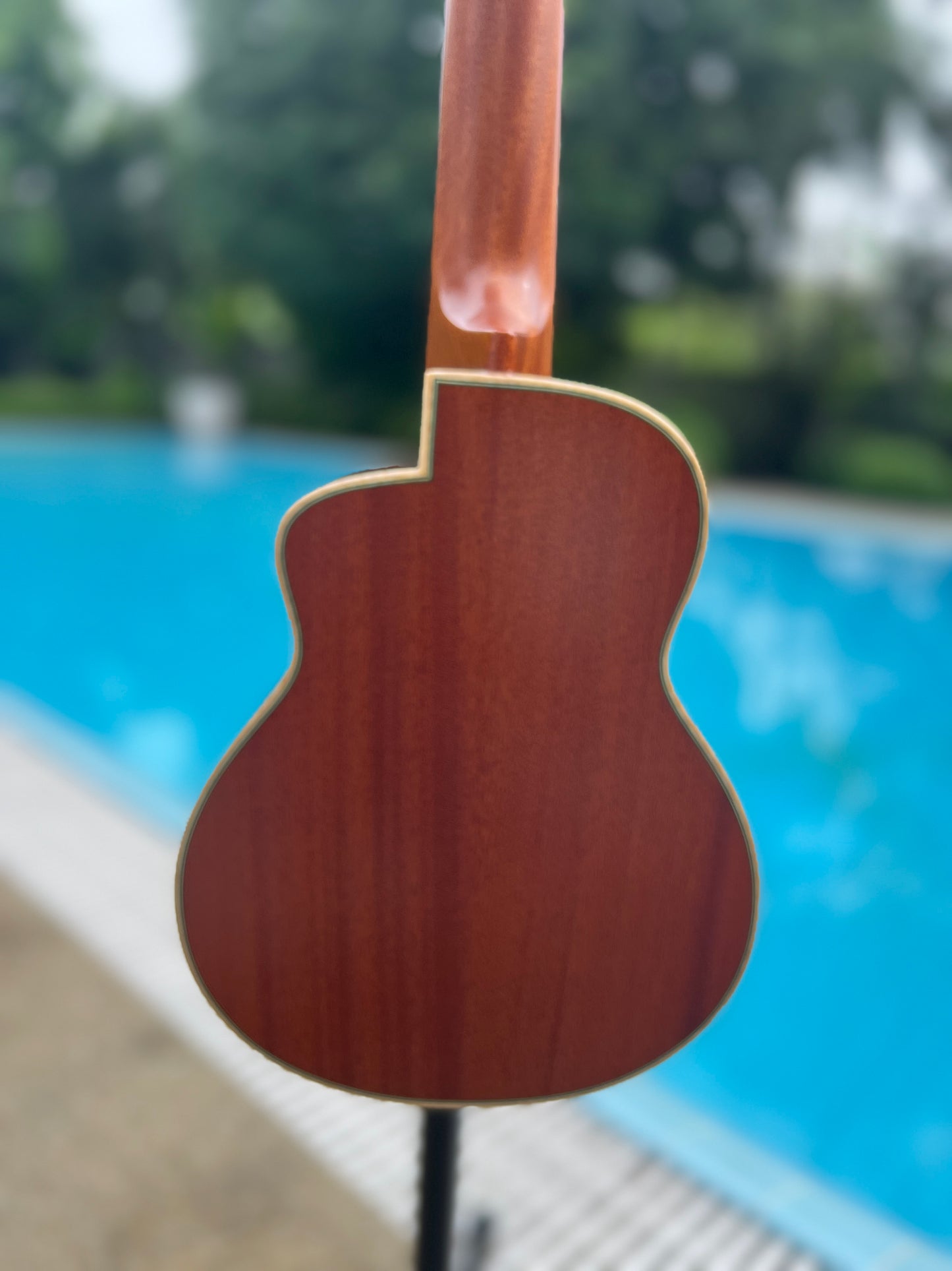 aNueNue Green Bird All Solid Cuban Mahogan Soprano