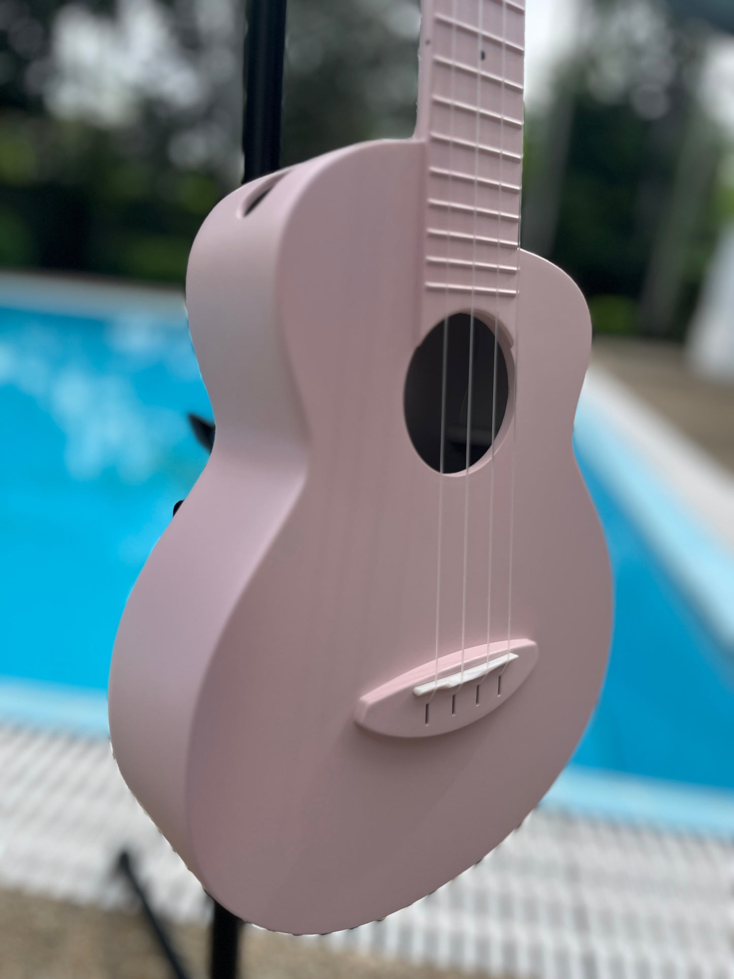 aNueNue Lyra Dusty Rose Fiberglass Concert Ukulele