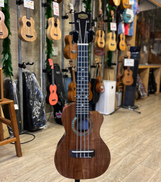 Kiwaya Solid Acacia Koa Top Concert with Fishman PU