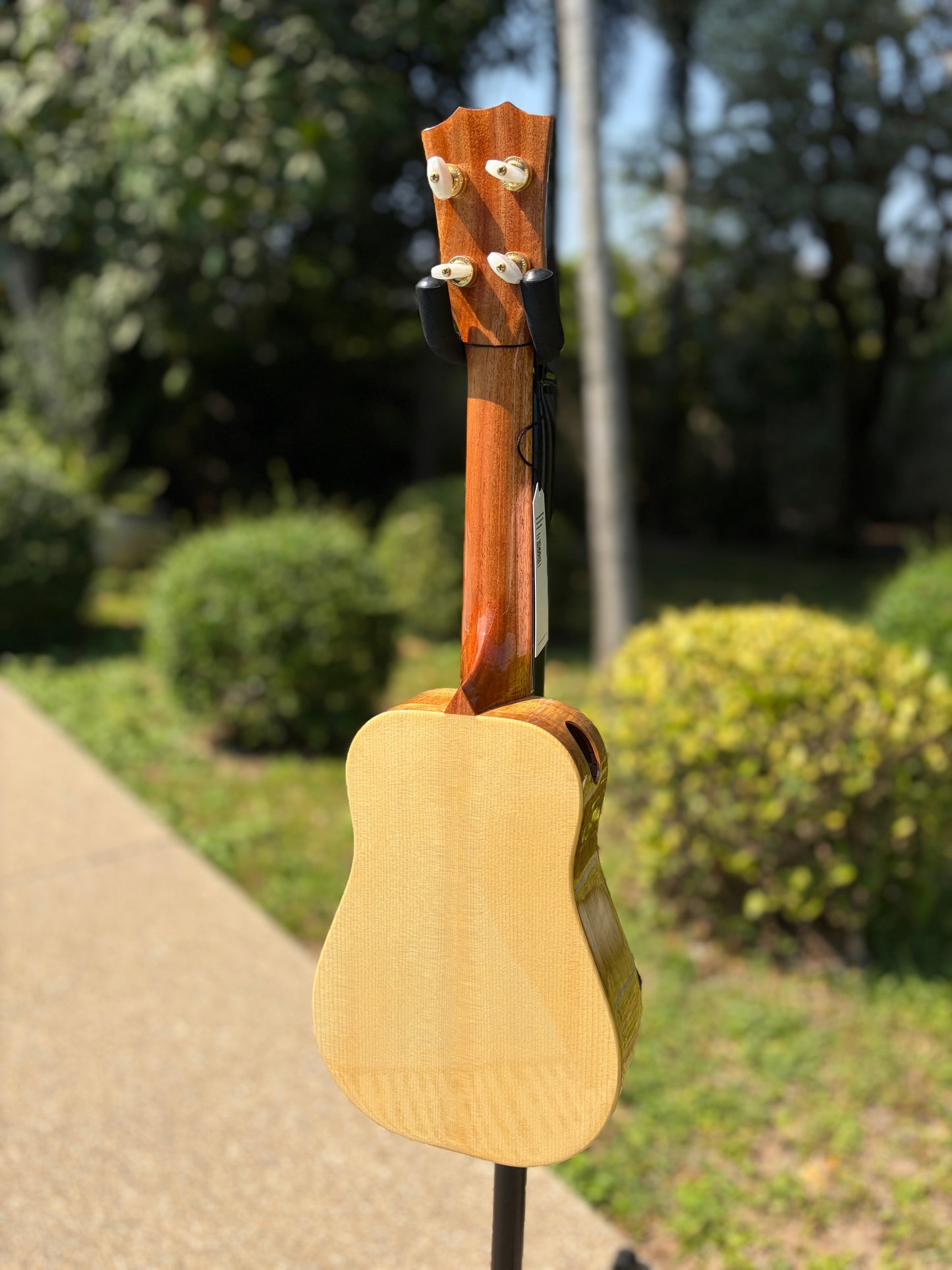 The Rebel Oppon Acacia Top& Sides, Spruce Back Soprano!