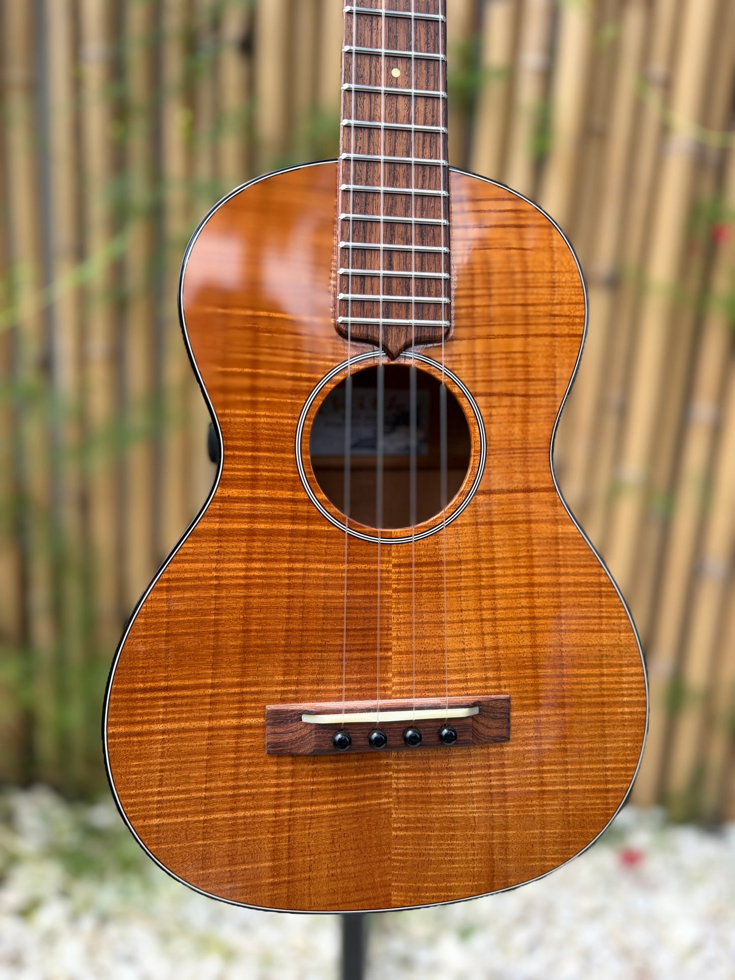 Tkitki Custom curly koa short scale tenor
