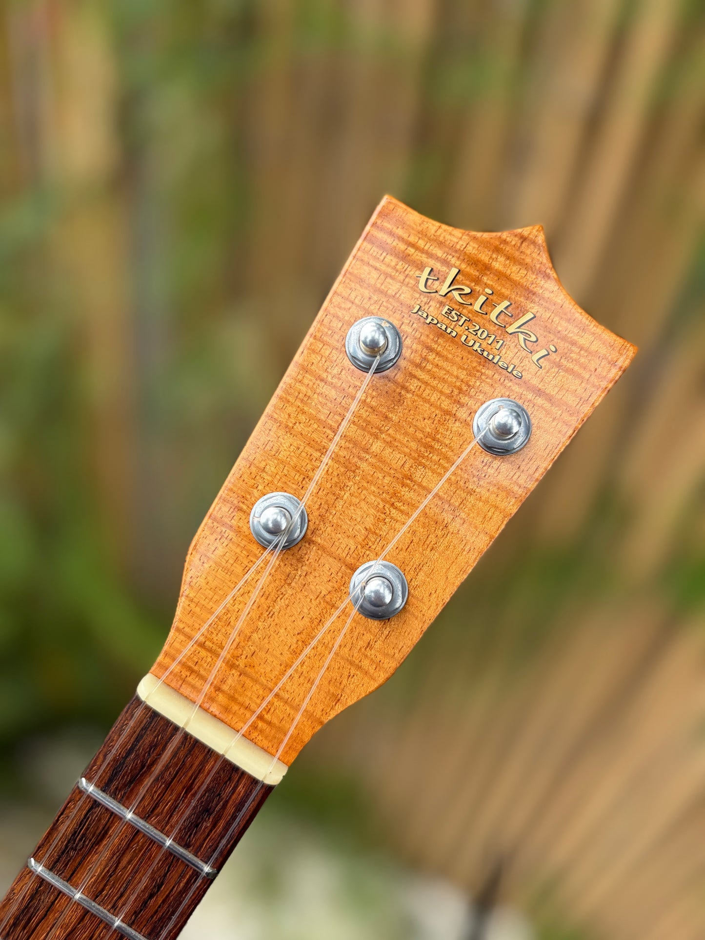 Tkitki Custom curly koa short scale tenor