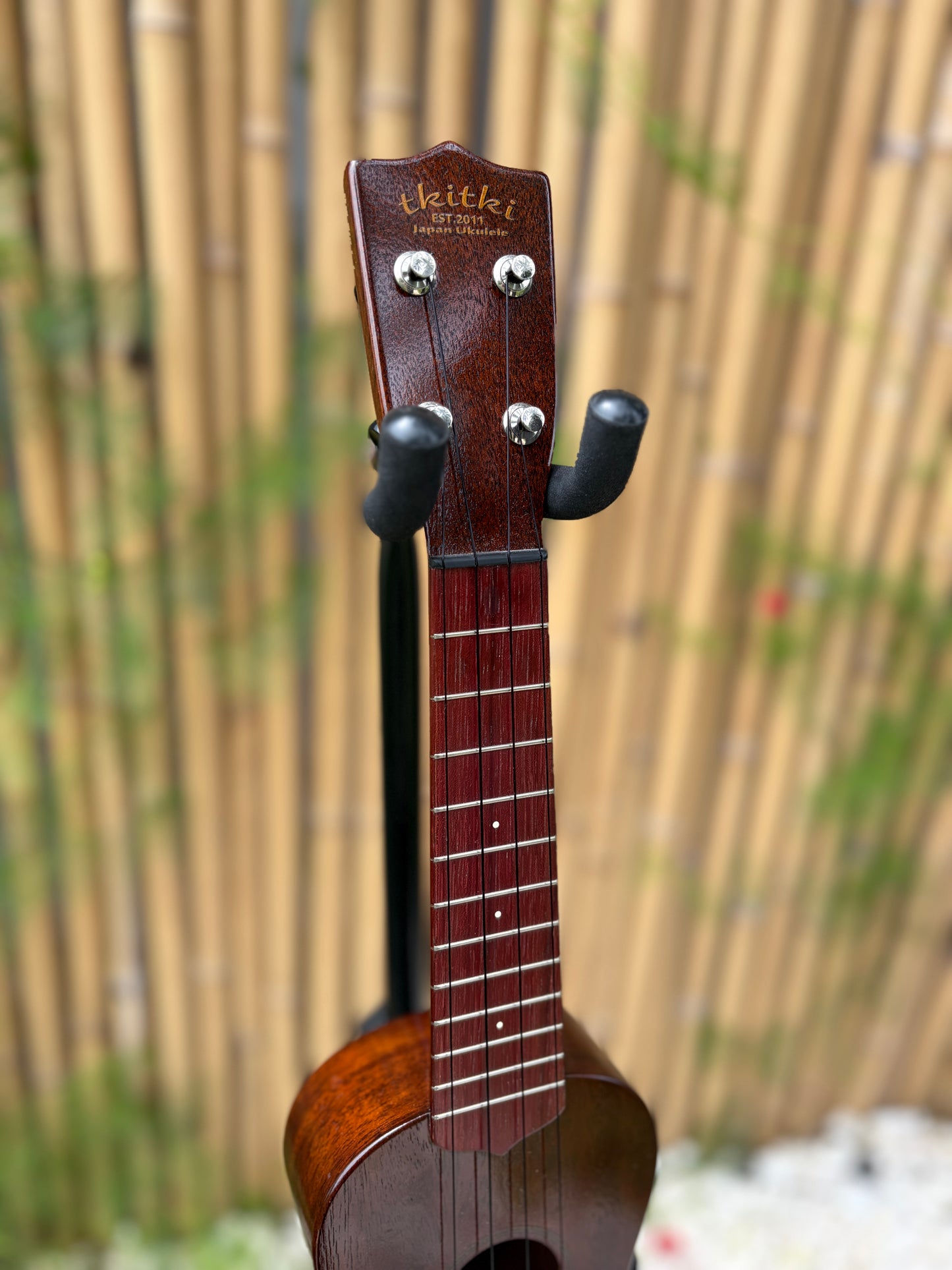 Tkitki mahogany soprano with jacaranda fretboard